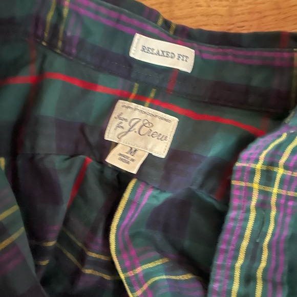 Jcrew relaxed fit flannel medium - Picture 2 of 3